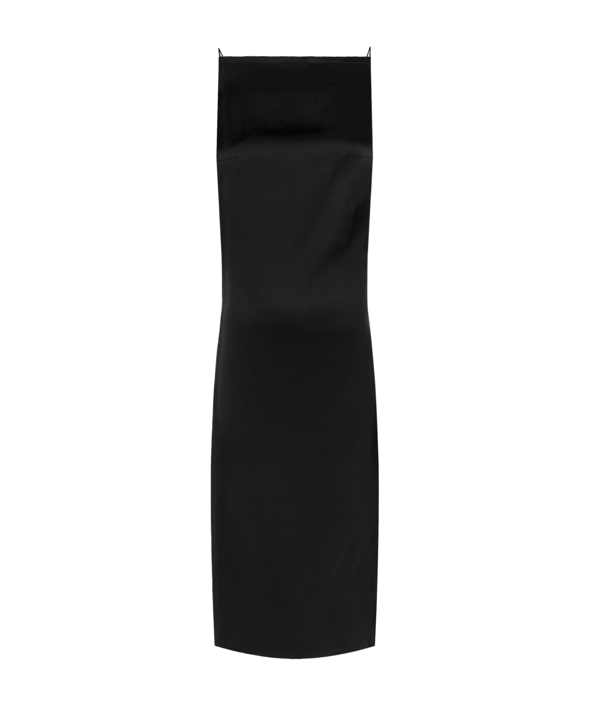 Jacquemus La Robe Spoglio Midi Dress In Black