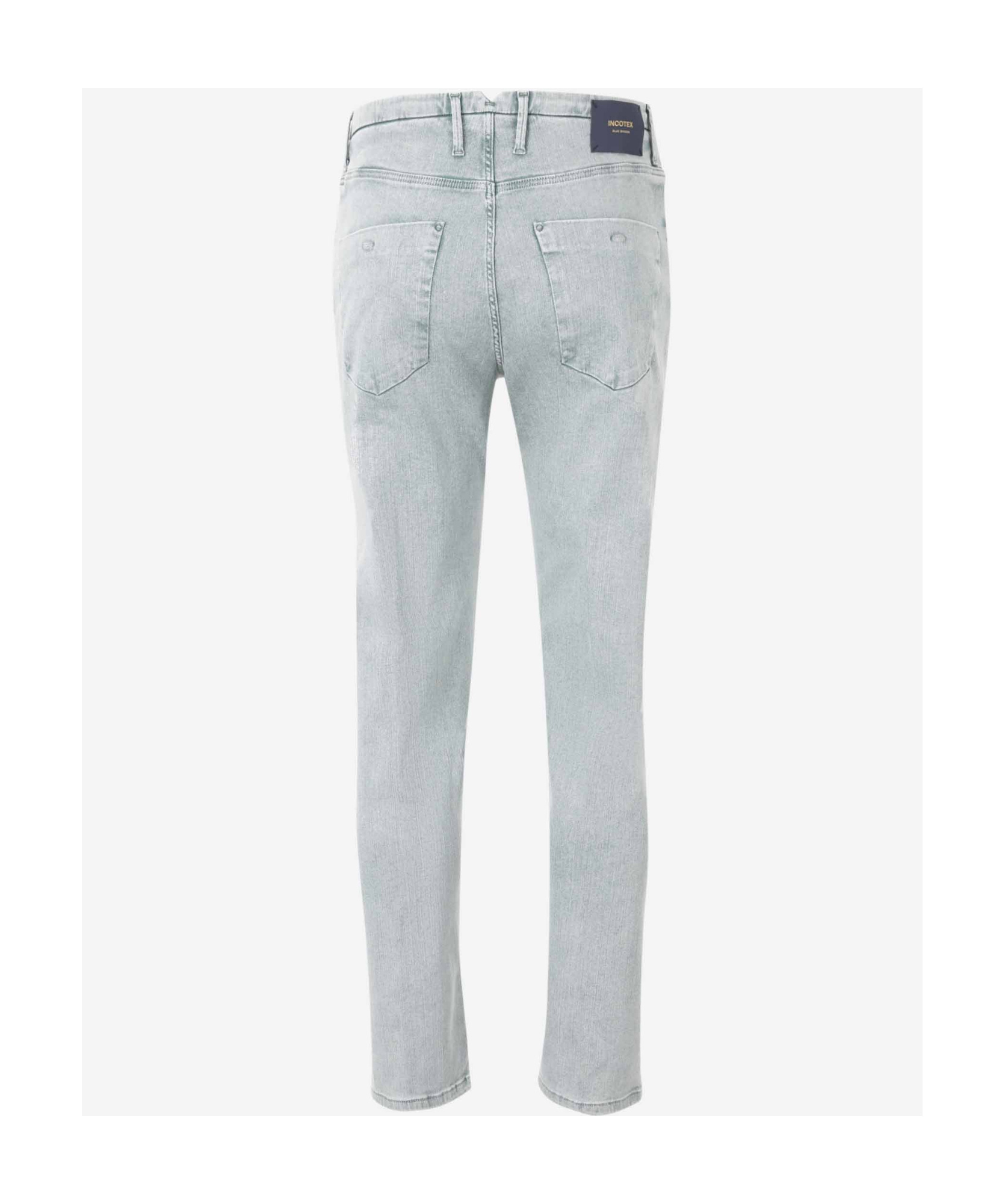 Incotex Jeans With Belt Loops In Gray