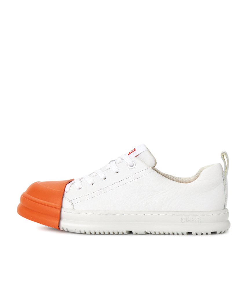 Camper Junction Runner Leather Sneakers In White