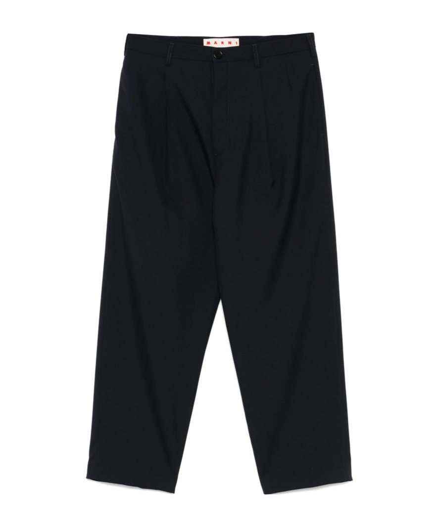 Marni Trousers With Pleated Design And Pockets