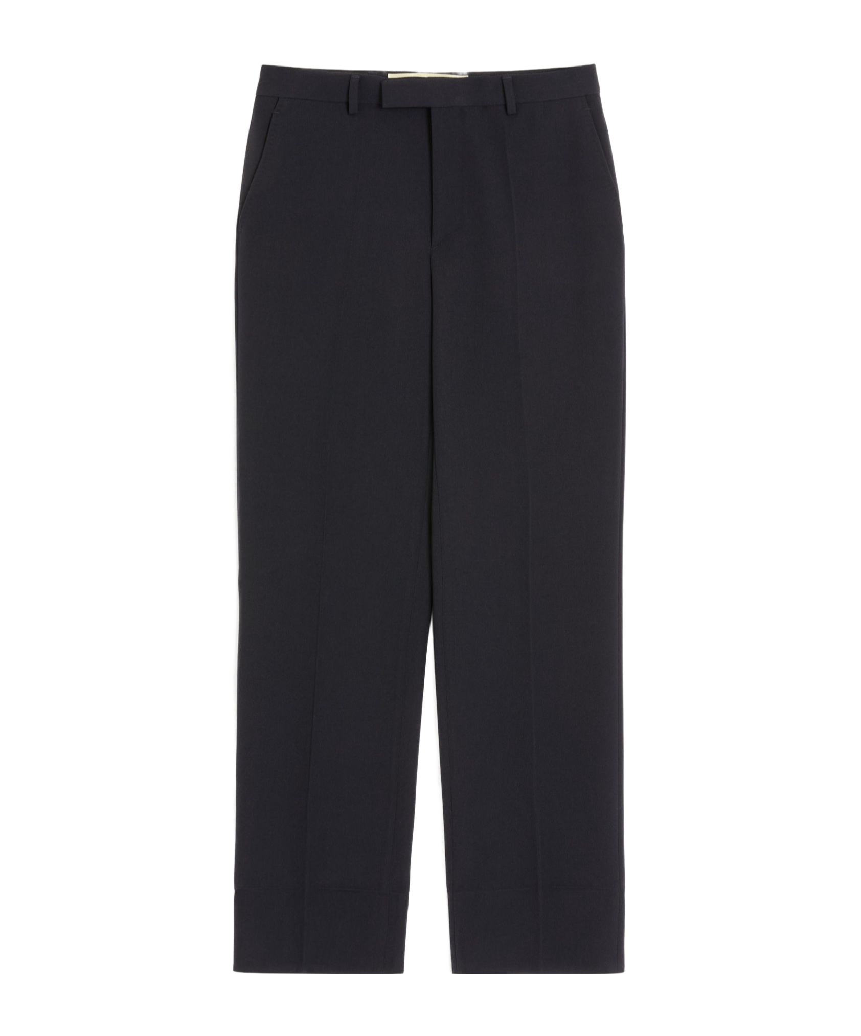 Valentino Virgin Wool Straight Tailored Trousers