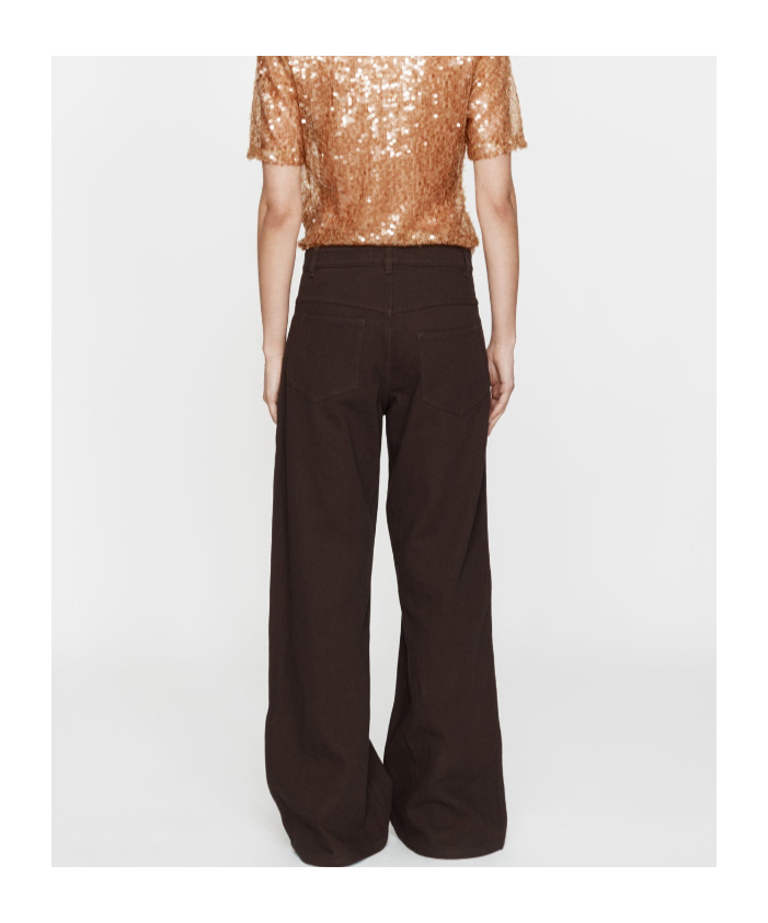 Christopher Esber Relaxed Denim Jean In Brown