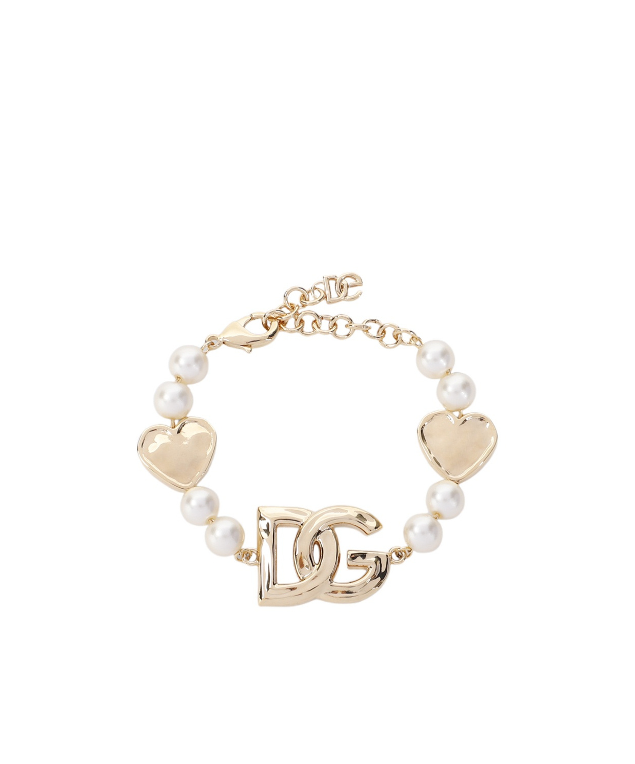 Dolce & Gabbana Elegant Brass And Plastic Women's Bracelet In Yellow