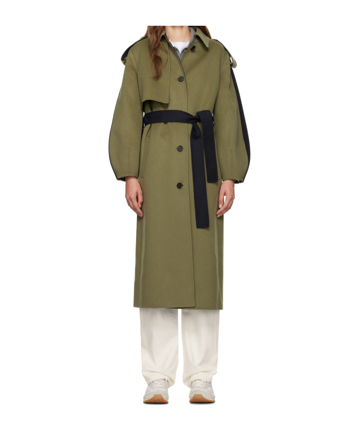 MACKAGE CEYLA BUTTON-DOWN LONG-SLEEVED COAT