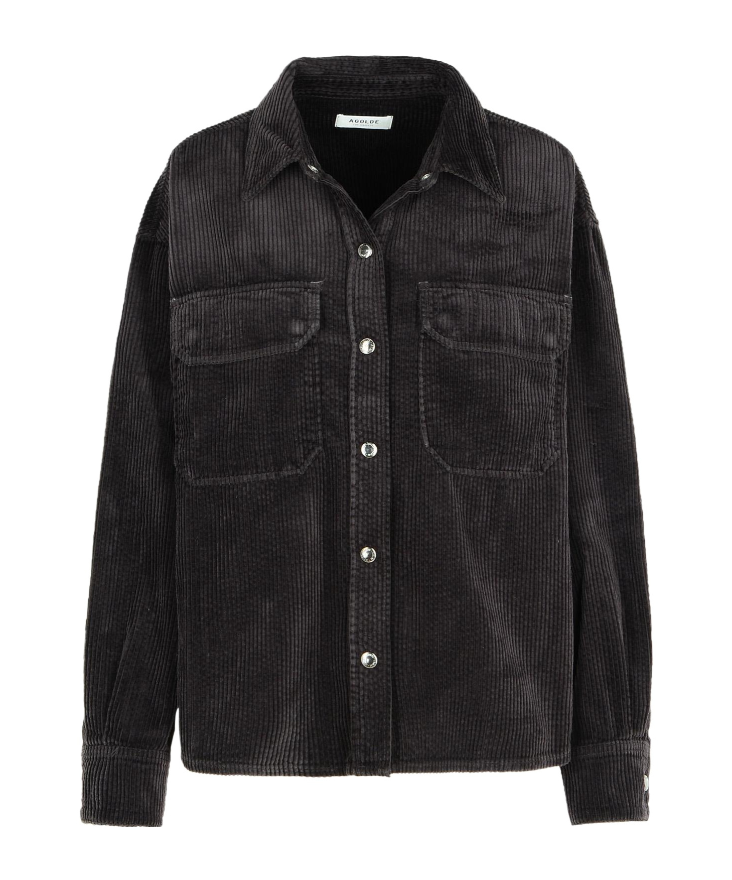 Agolde Lapel Long Sleeve Shirt