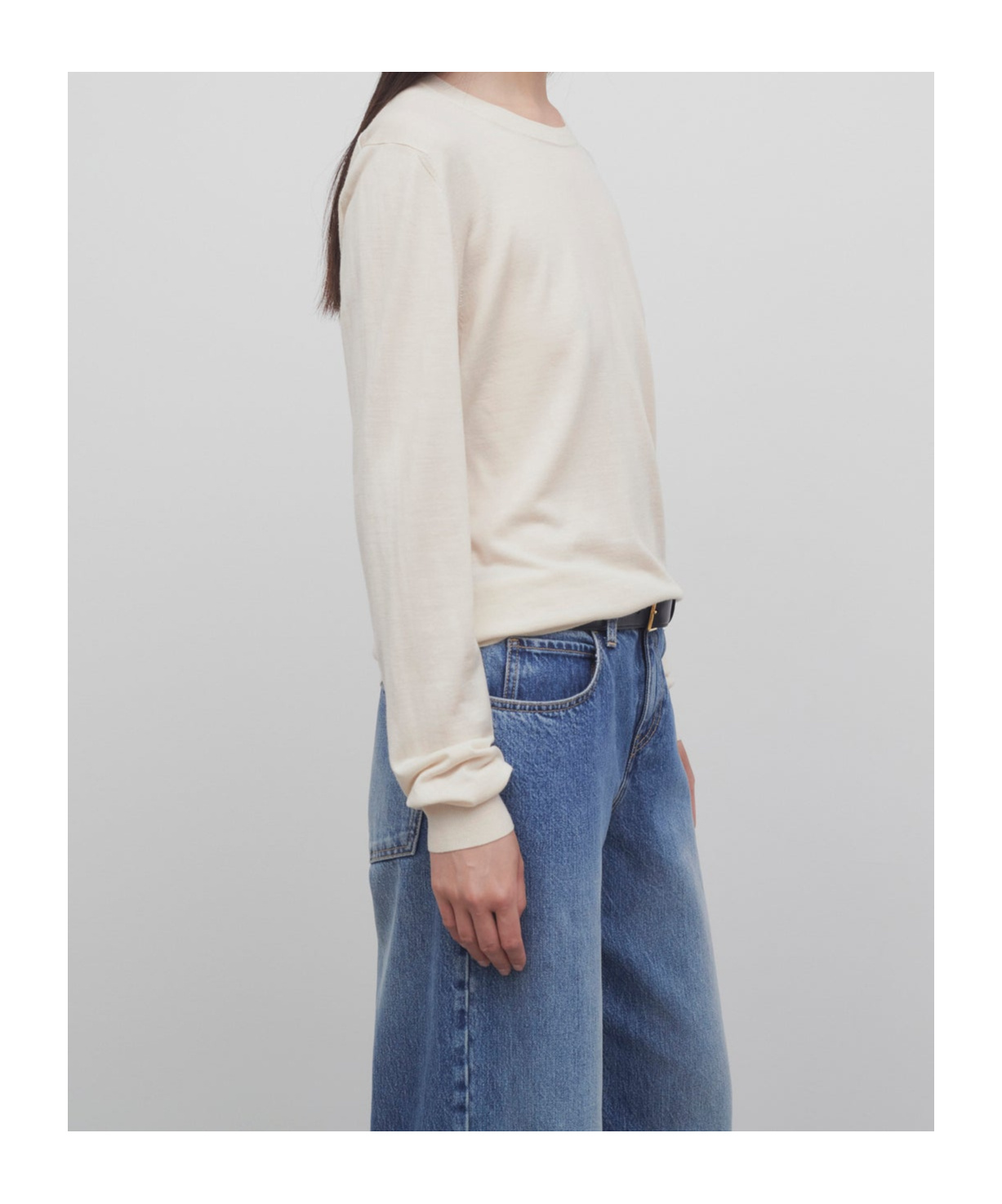 The Row Long-sleeved Cardigan In Nude