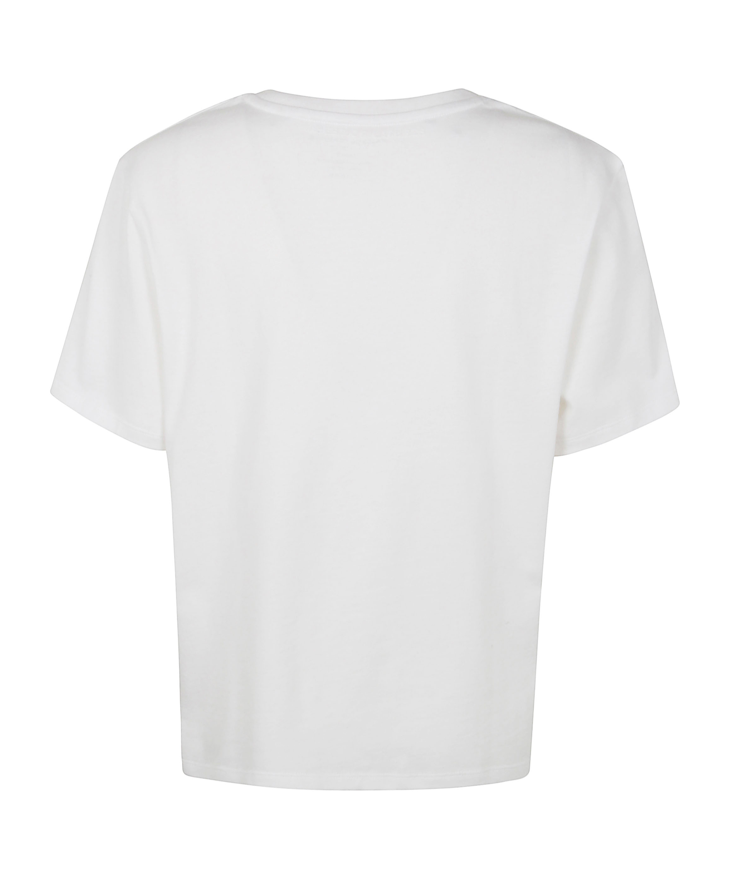 Majestic Filatures Short Sleeves Round Neck Sweater Clothing In White