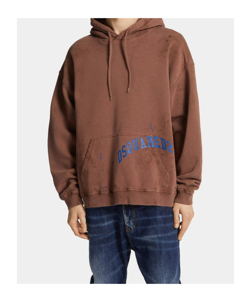 Dsquared2 Loose Fit Sweatshirt In Brown