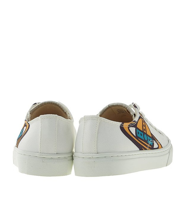 Vivienne Westwood Plimsole Low-top Canvas Sneakers In White