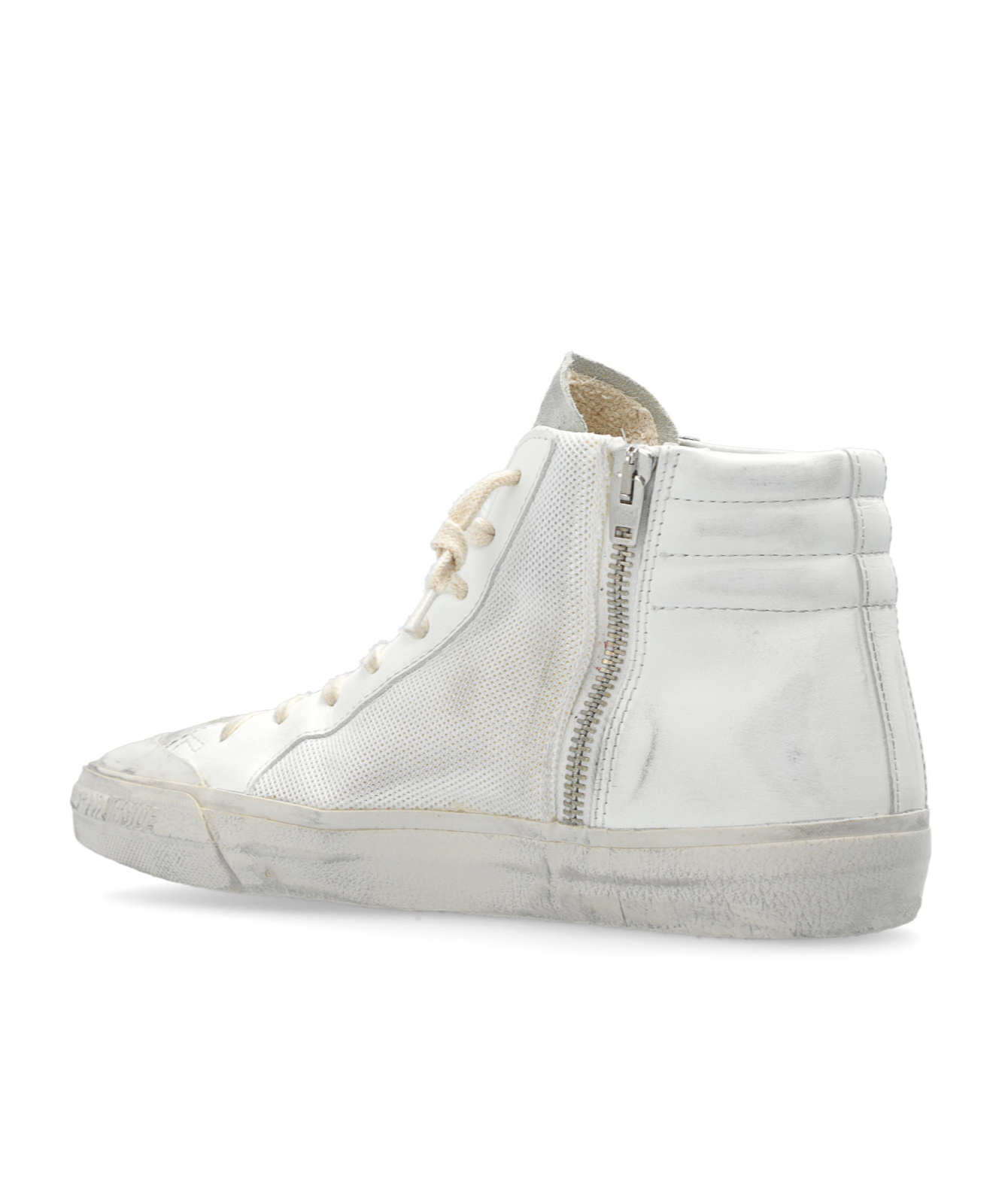Golden Goose Deluxe Brand Slide Double Quarter Penstar Sneakers In White