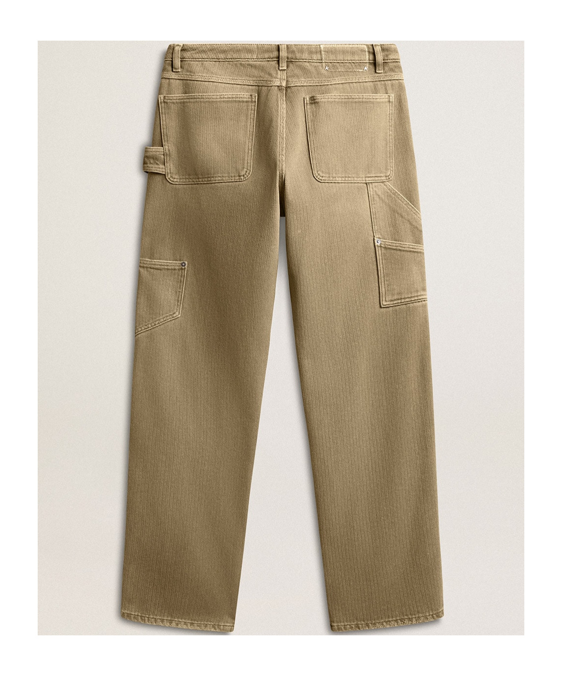 Golden Goose Belt-loop Casual Pants In Brown