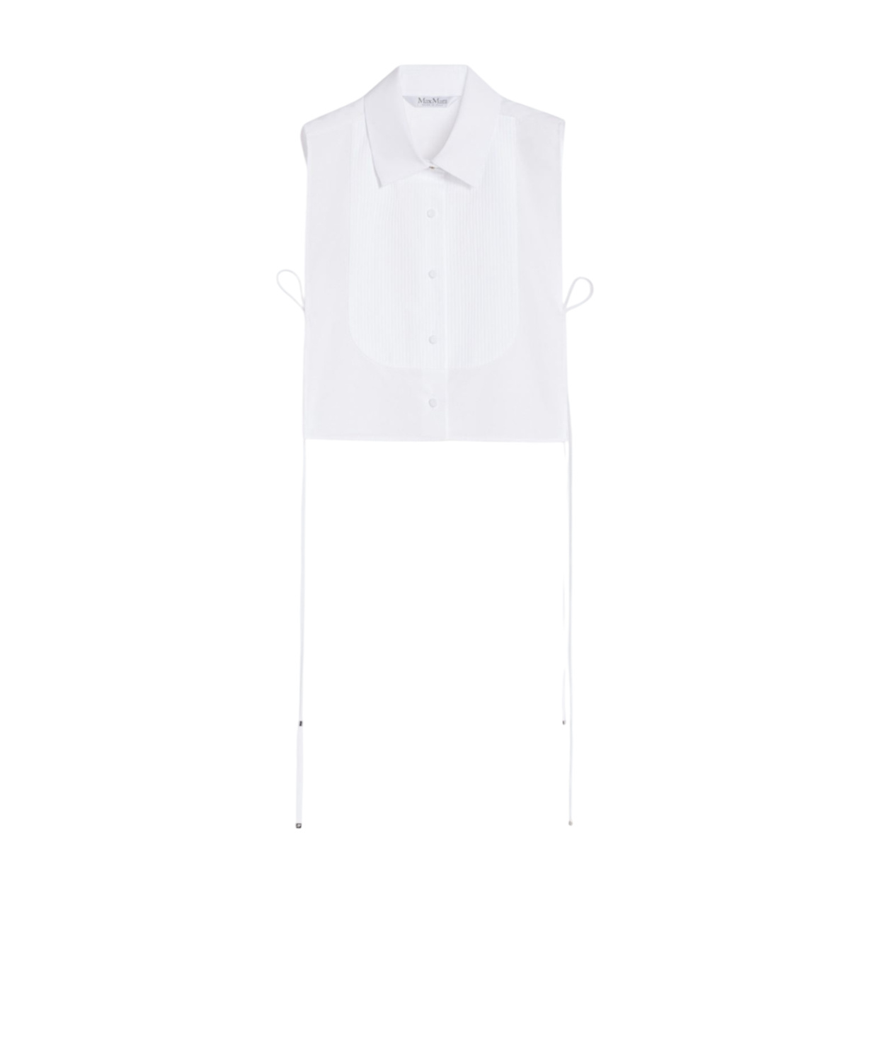 Max Mara Cotton Poplin Front In Gold