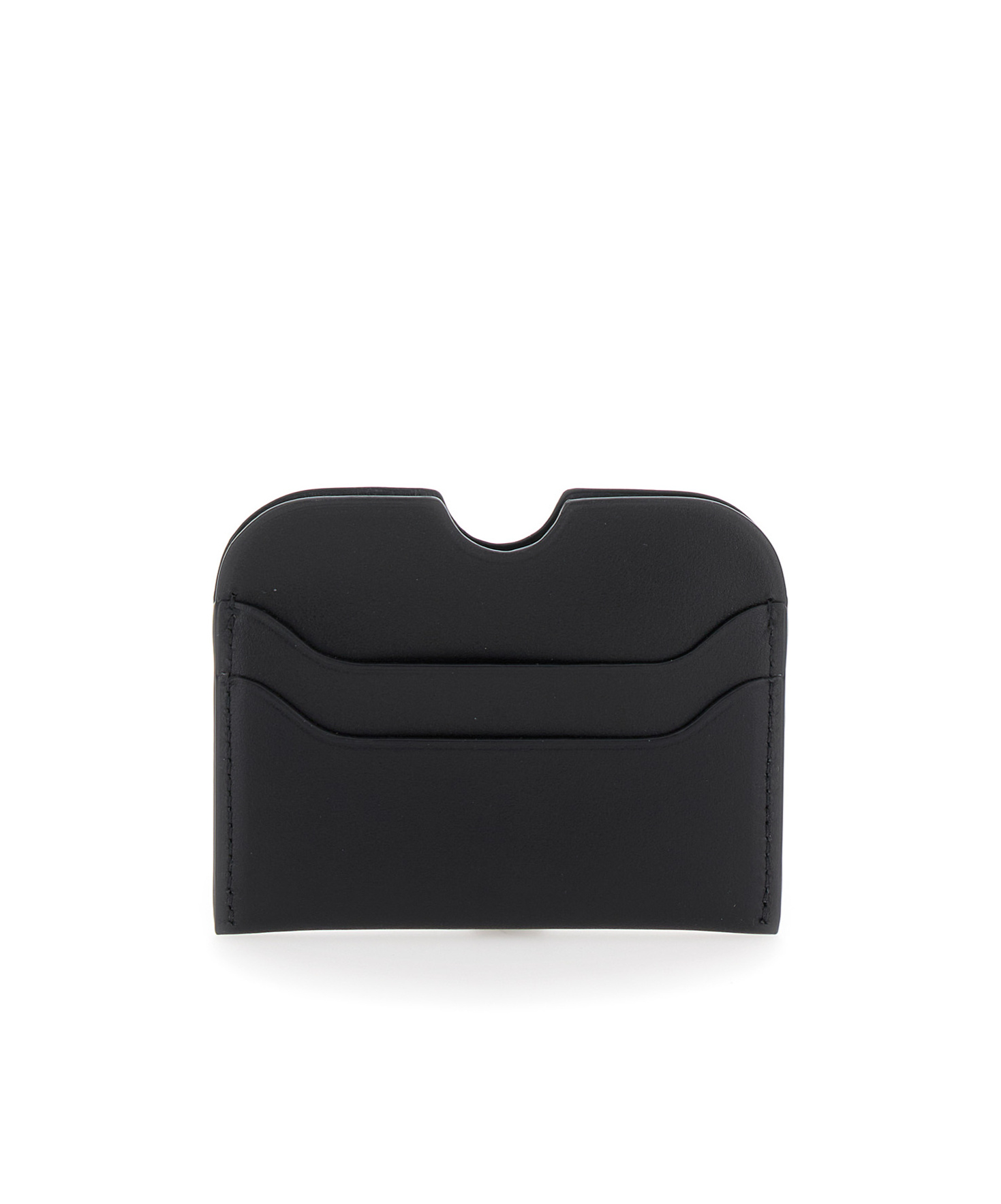 ACNE STUDIOS ACNE STUDIOS LOGO DETAILED OPEN TOP CARDHOLDER