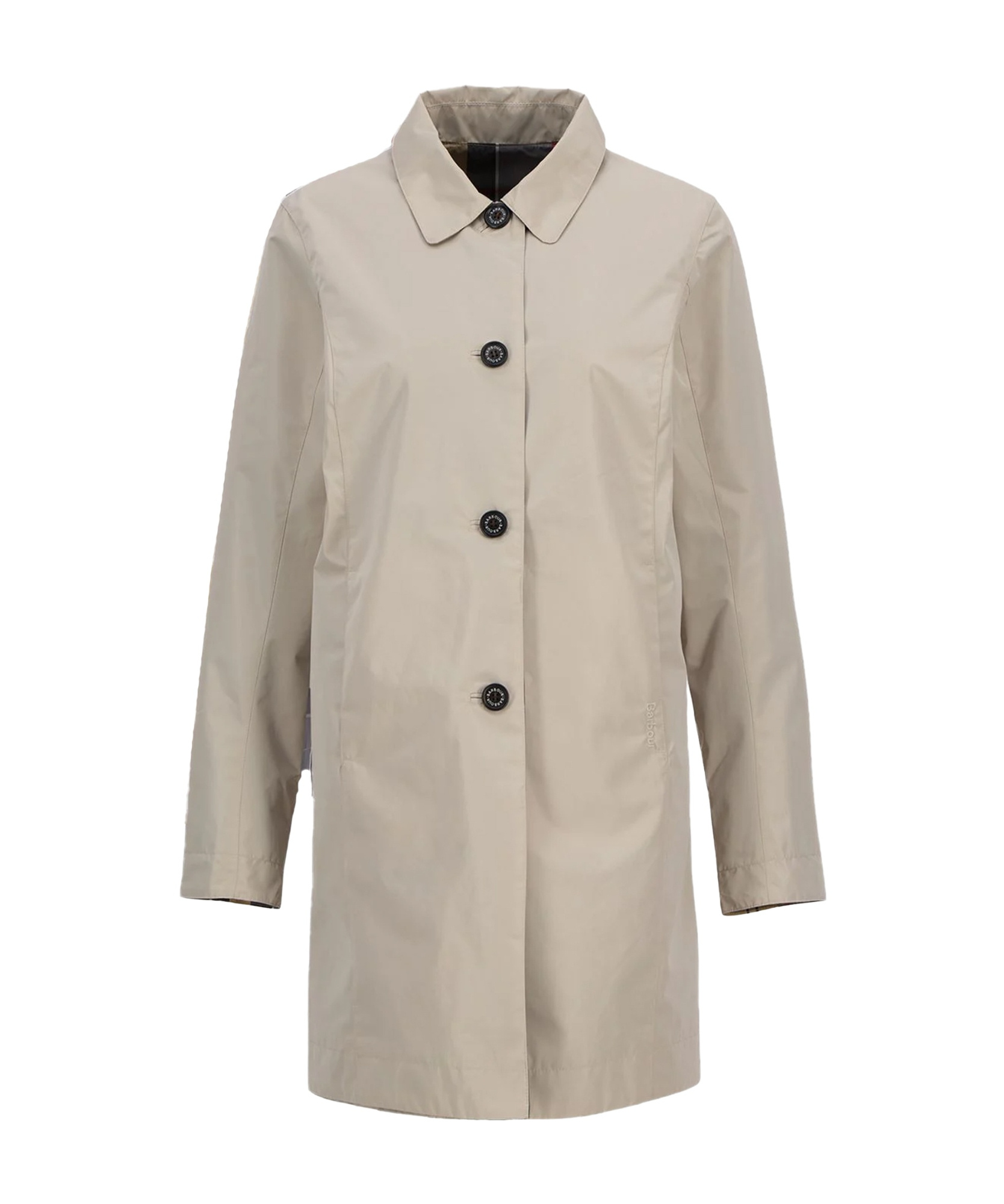 BARBOUR BARBOUR STRAIGHT HEM BUTTONED COAT