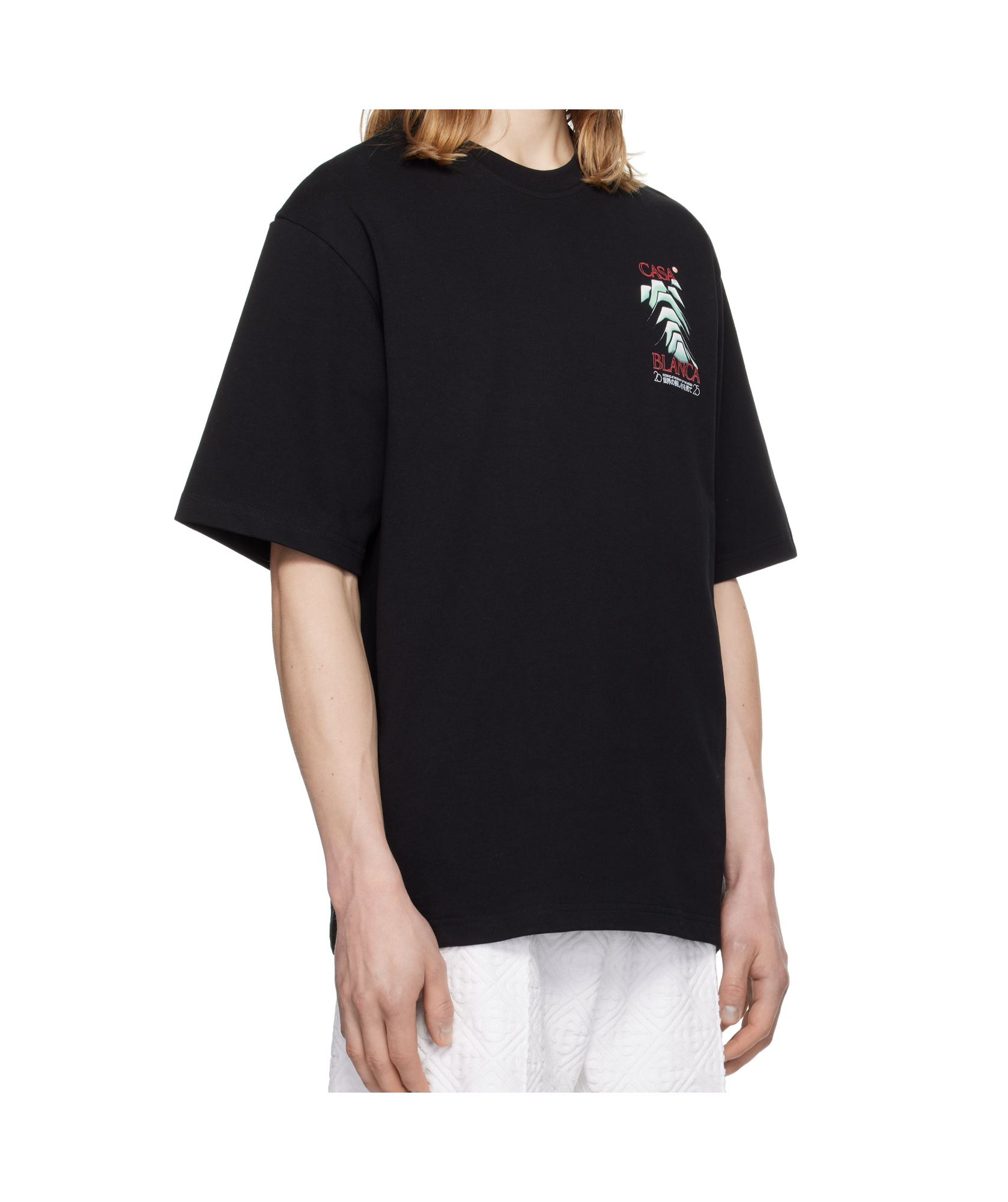 Casablanca Mountain Frost Graphic Crewneck T-shirt