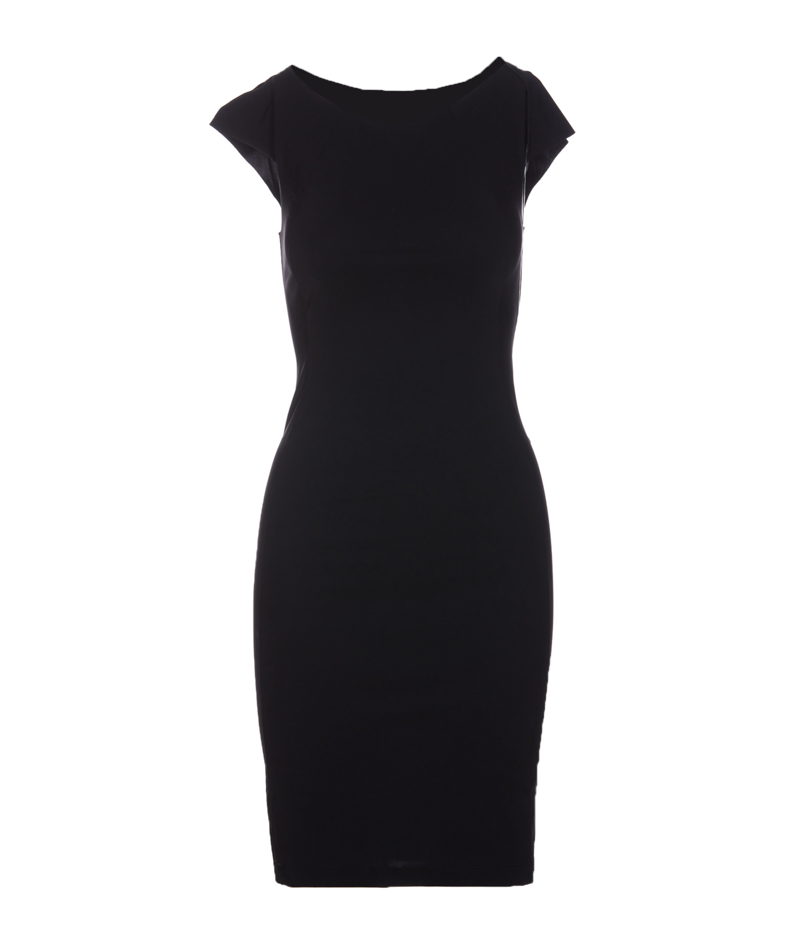 PATRIZIA PEPE CAP-SLEEVE MINI SHIFT DRESS