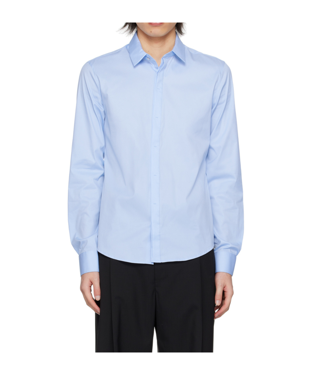Wooyoungmi Blue Button Up Shirt In Blue