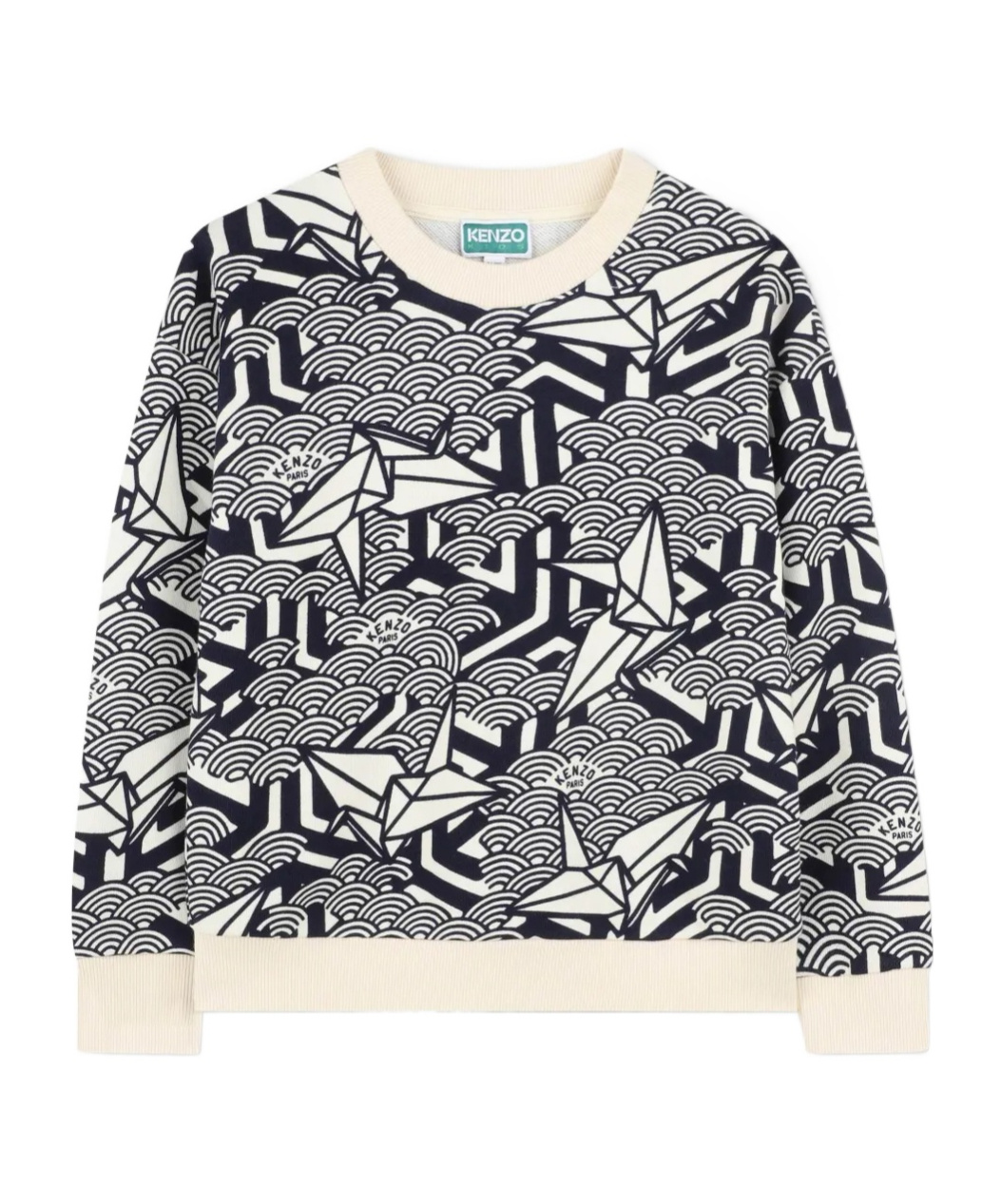 Kenzo Graphic-print Sweatshirt In Black