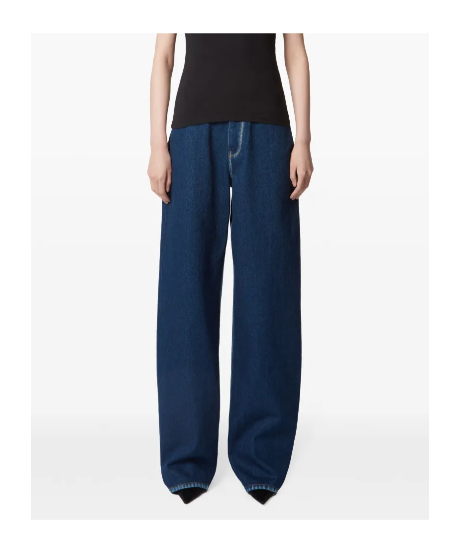 Nina Ricci Jeans With Belt Loops In Blue