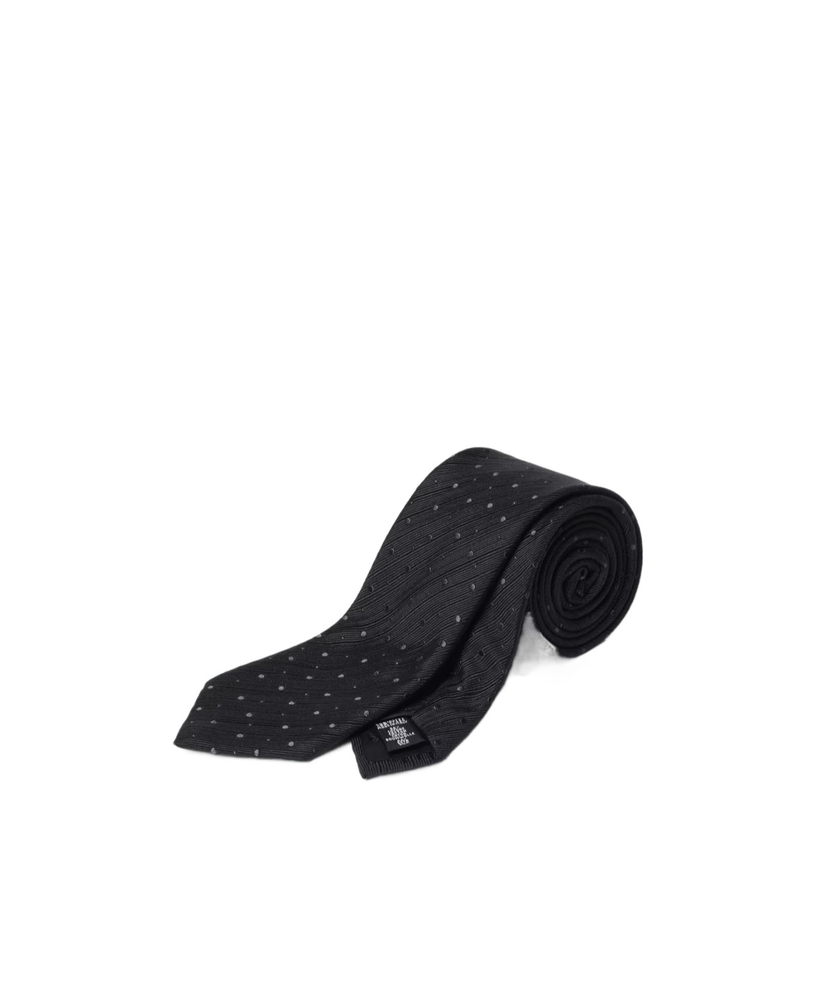 Emporio Armani Pointed Tie In Black