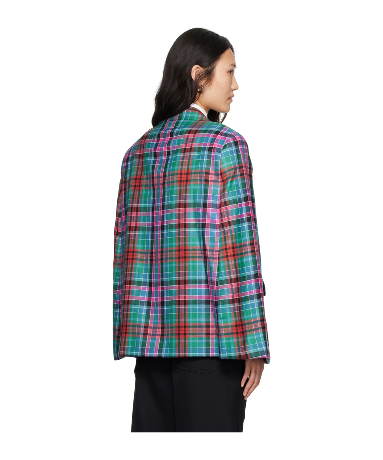 COMME DES GARÇONS PLAID CASUAL JACKET 