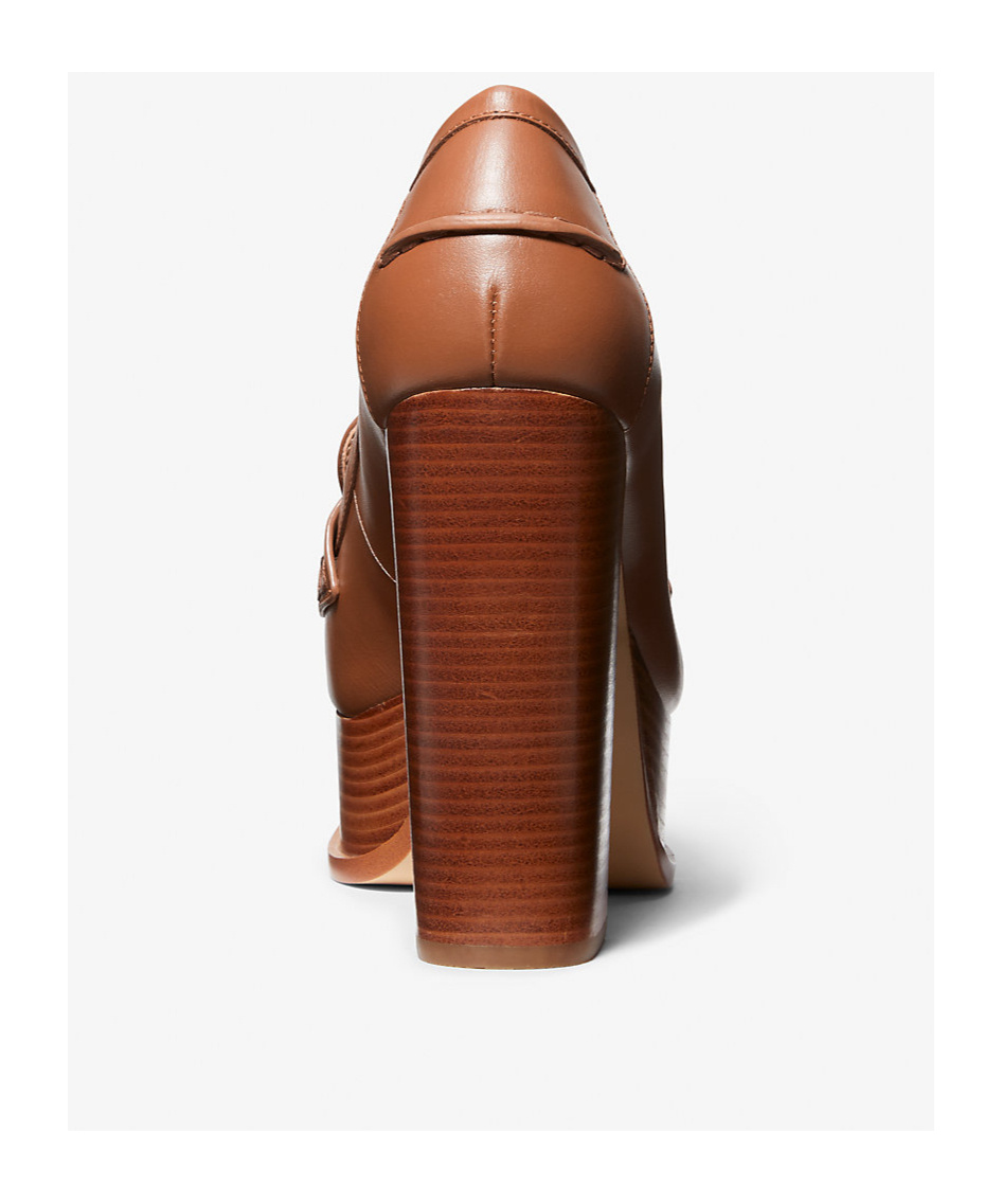Michael Kors Logo High Heels In Brown