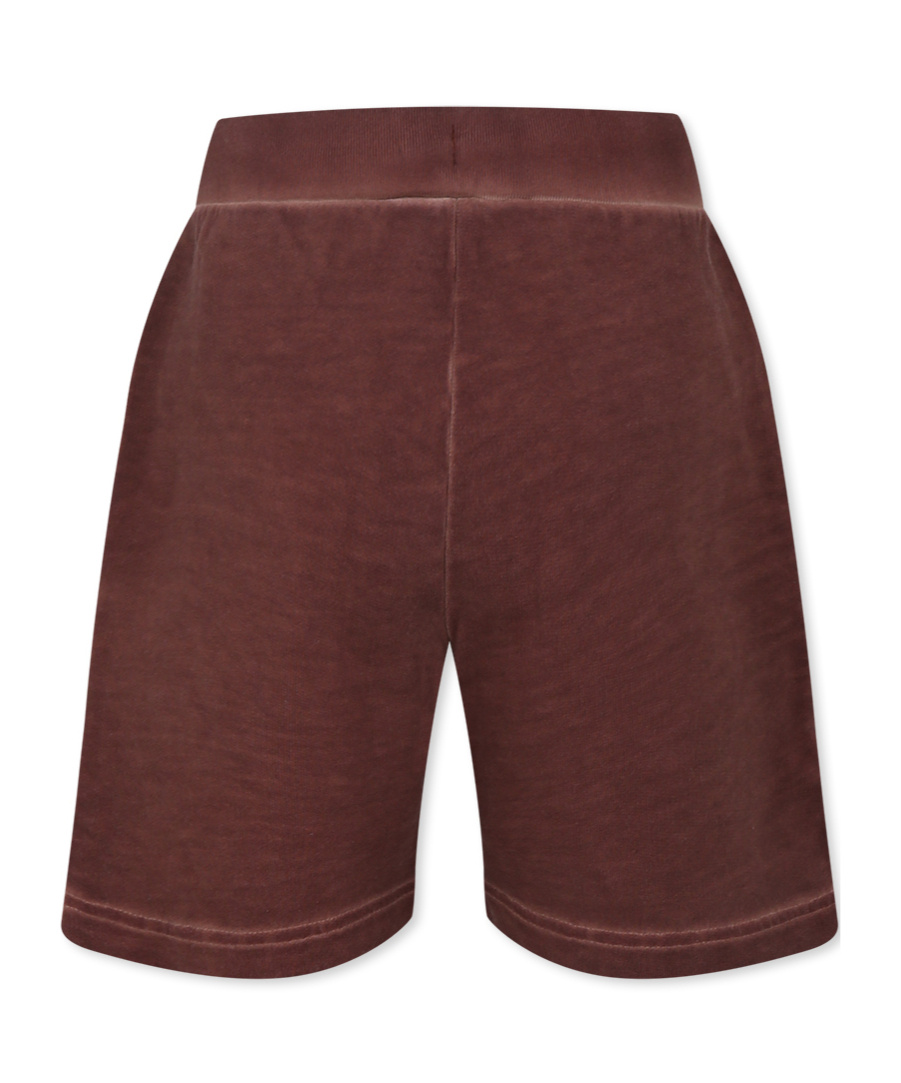 Dsquared2 Invicta X Drawstring Shorts In Red