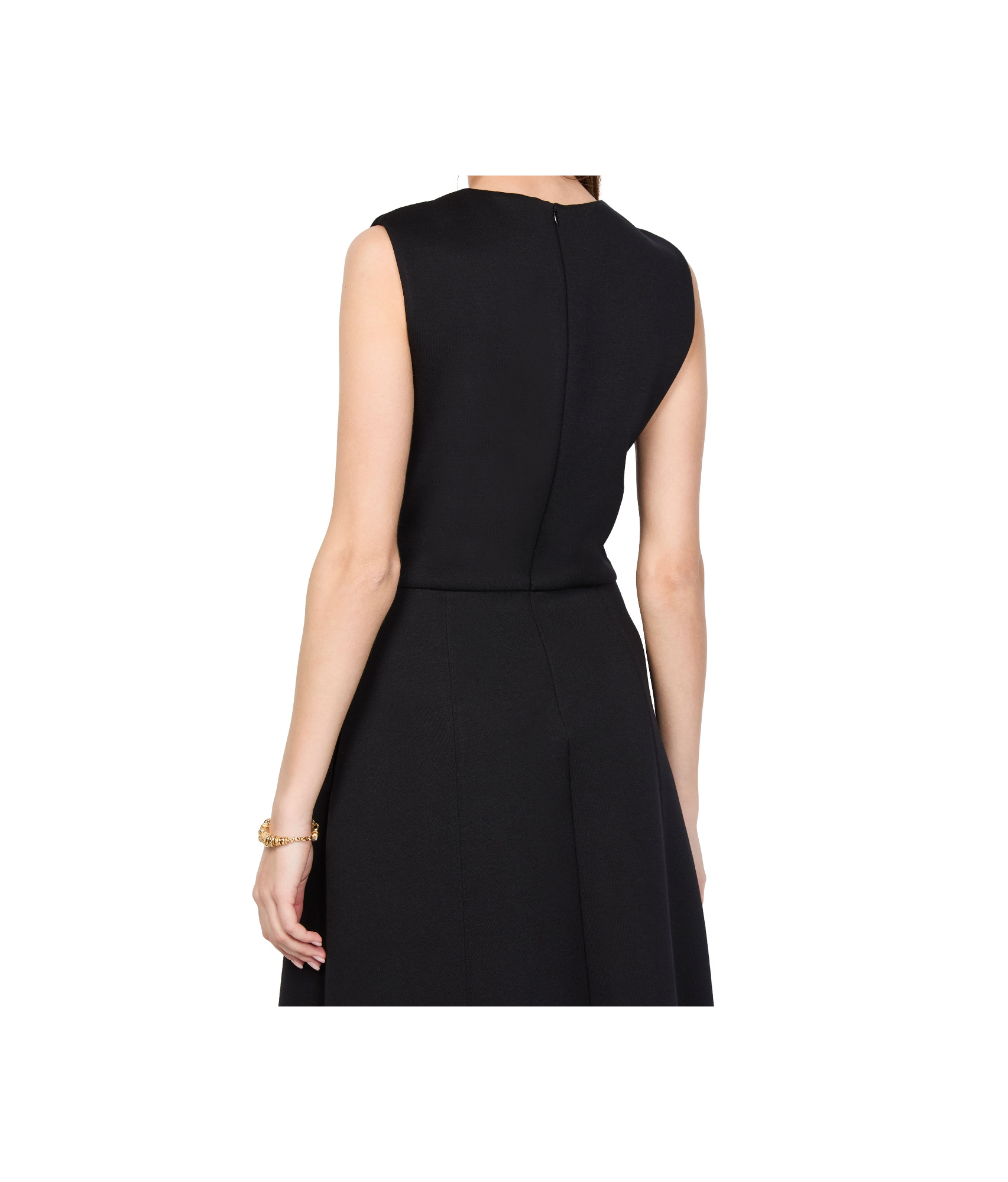 Max Mara Midi Dress In Black