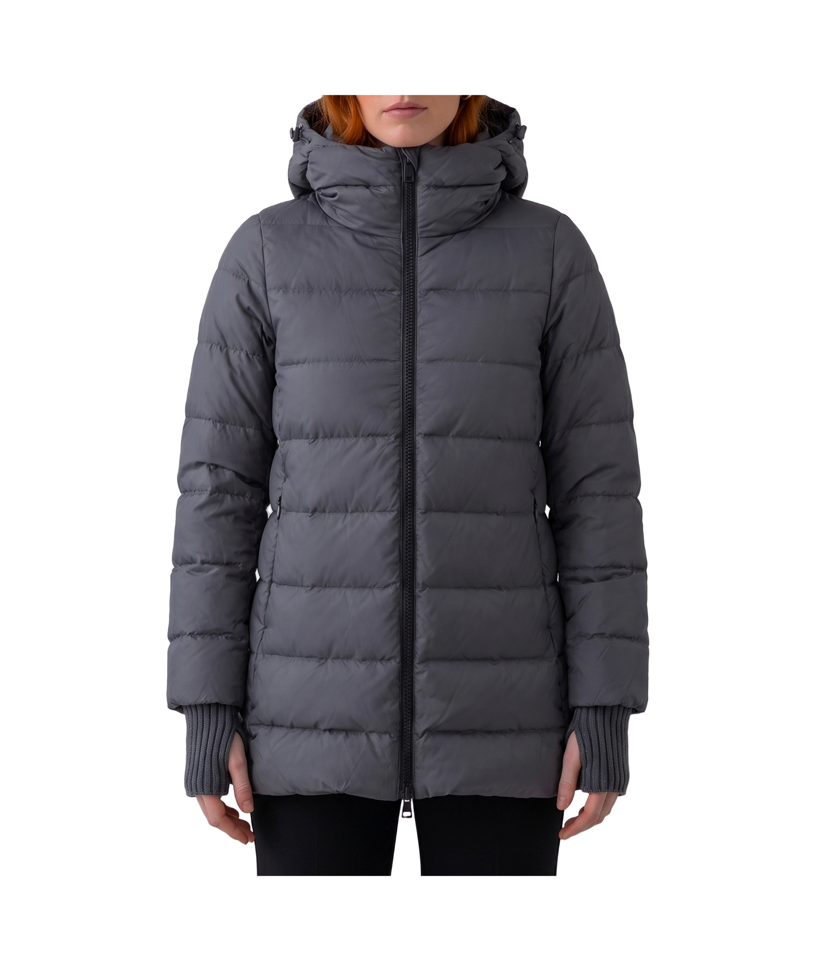 Herno 2-layer Nylon Puffer Jacket In Grey