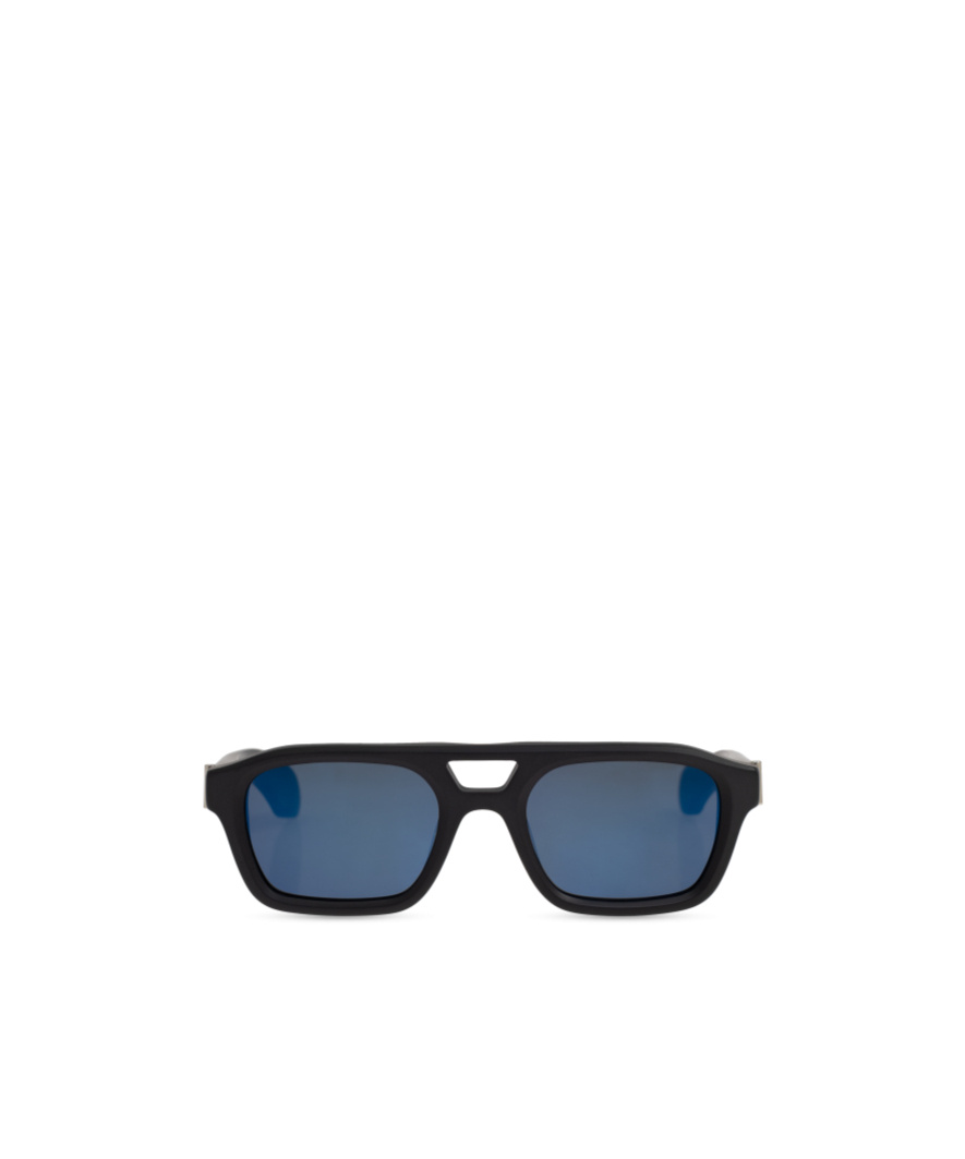 Alexander Mcqueen Eyewear Square Frame Sunglasses In Blue