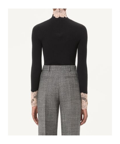 Valentino Garavani Cashmere Sweater Sweaters And Cardigans Black In Black