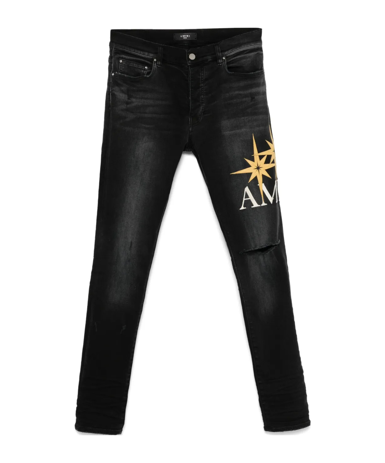 Amiri Jeans Mit Starburst-applikation In Black