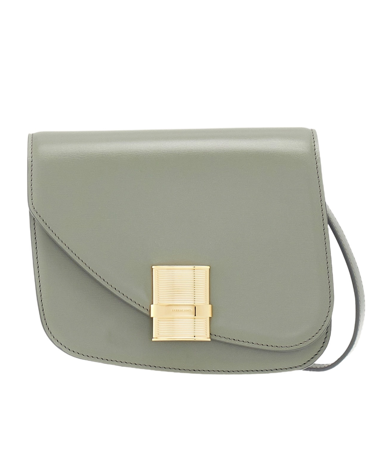FERRAGAMO FIAMMA SMALL LOGO SHOULDER BAG