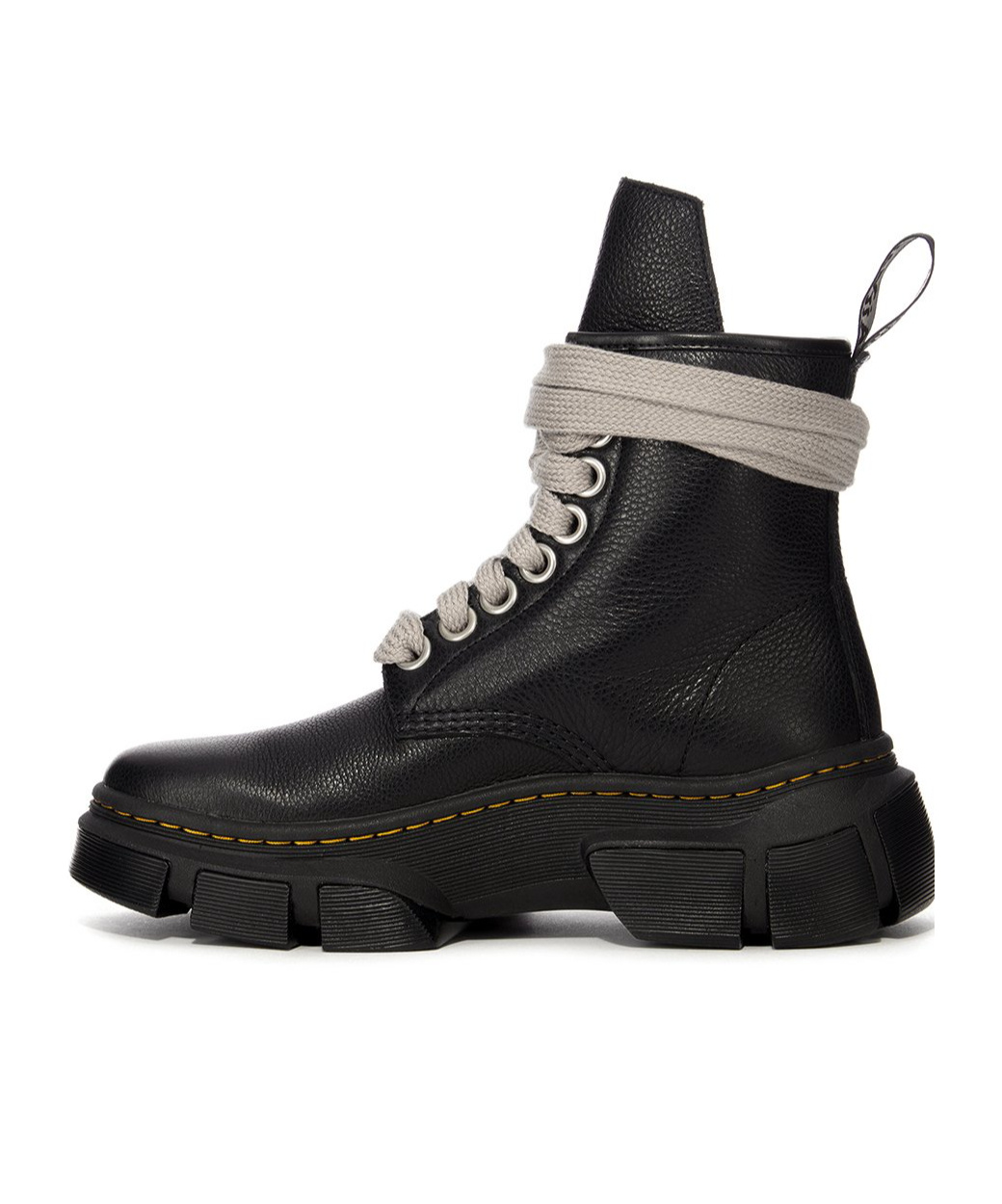 Rick Owens X Dr. Martens X Rick Owens 1460 Leather Boots In Black