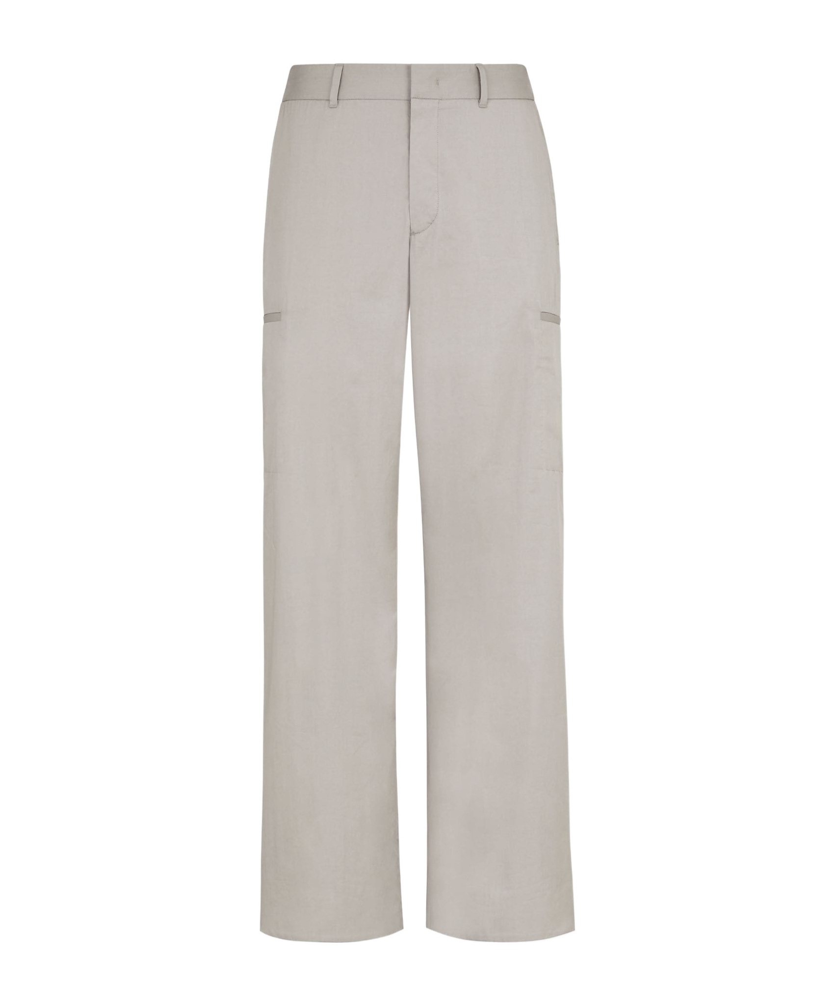 Fendi Belt-loop Casual Pants In Gray