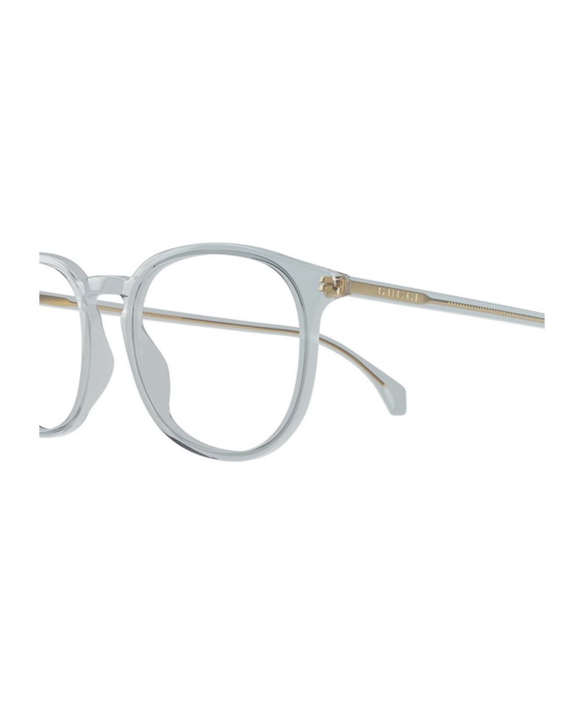 Gucci Round-frame Glasses In Gray