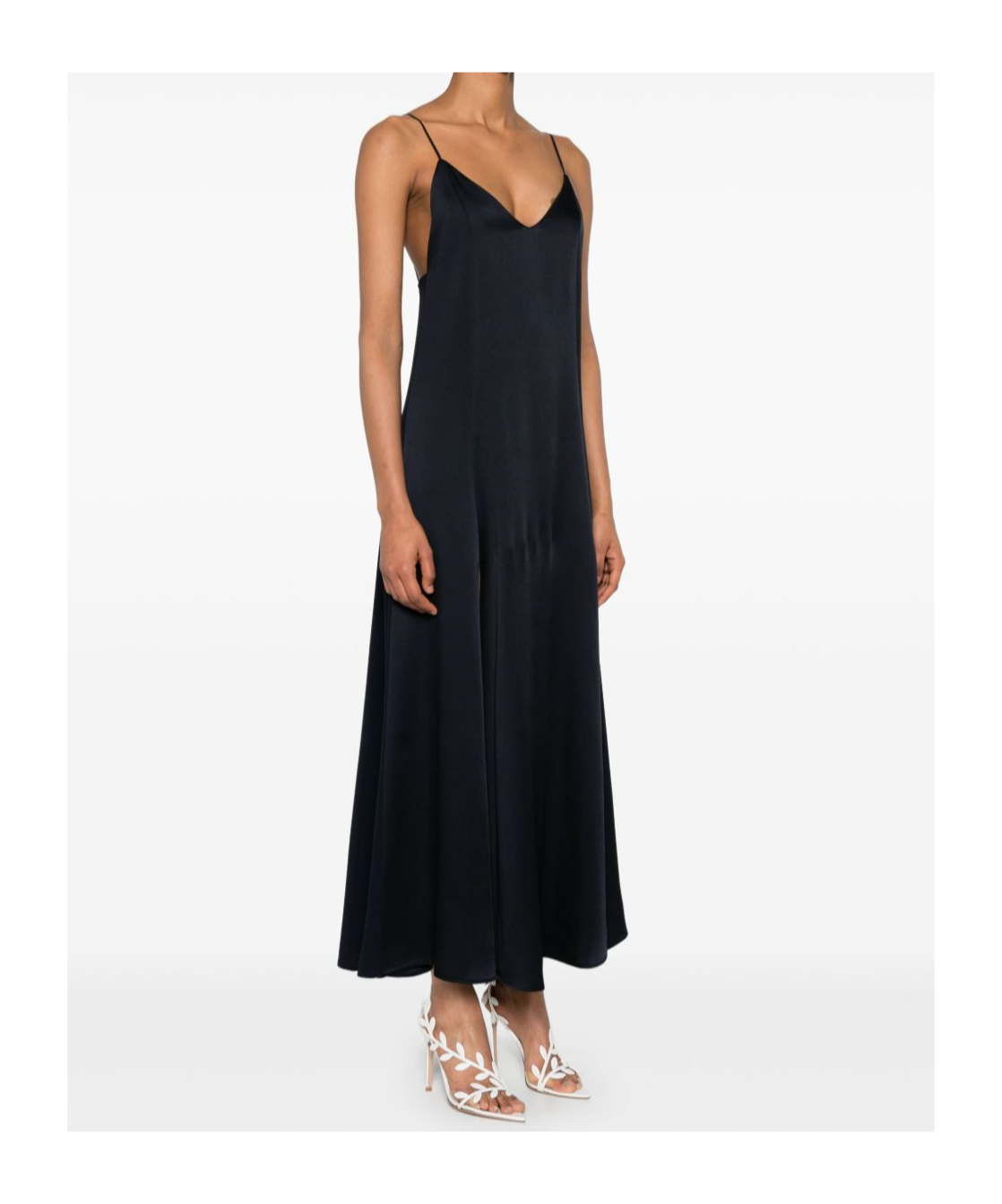 Shop Forte Forte Satin Midi Dress