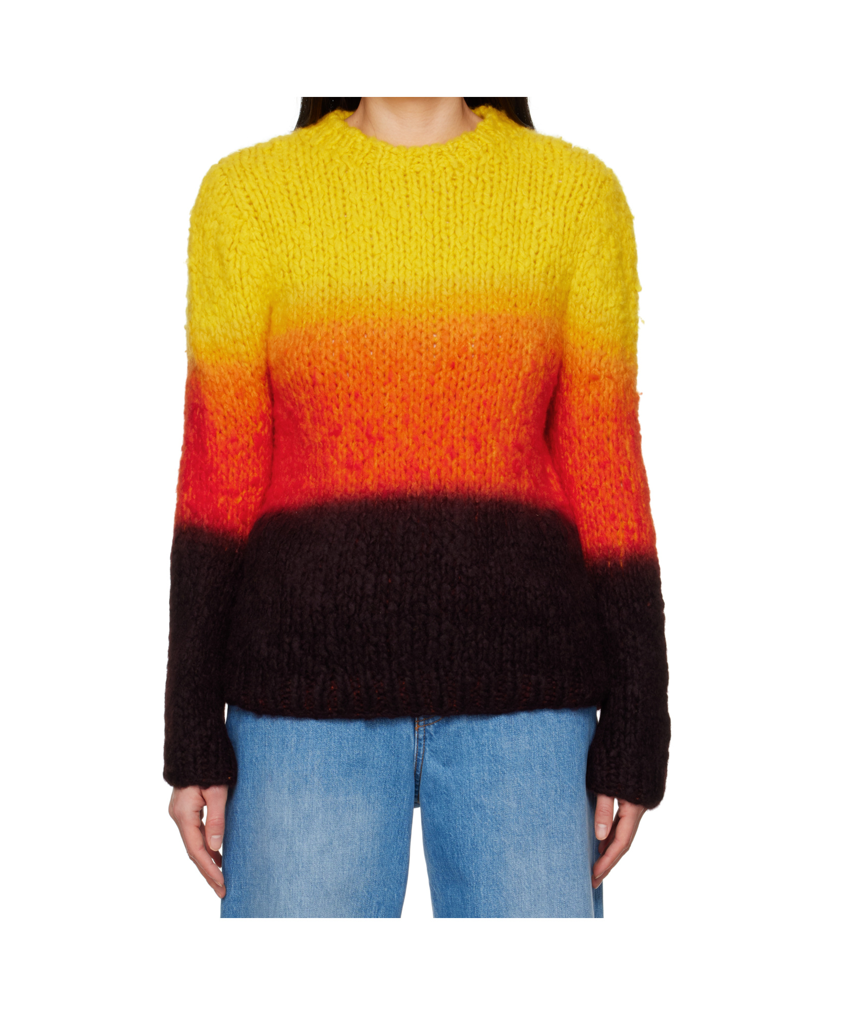 Gabriela Hearst Multicolor Pallas Knit Sweater In Dried Sunrise