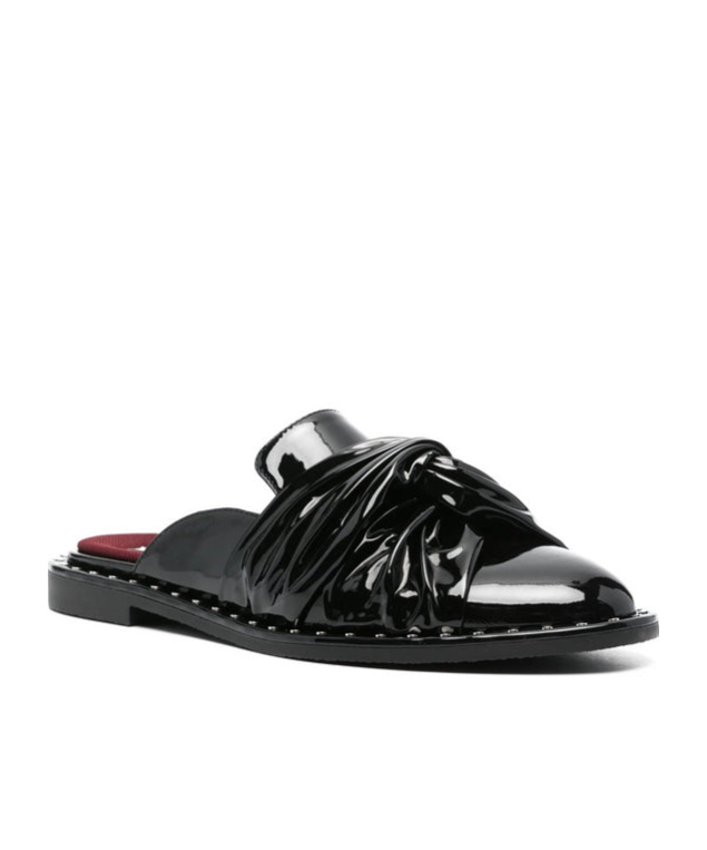 Stella Mccartney Round Head Muller Shoes In Black