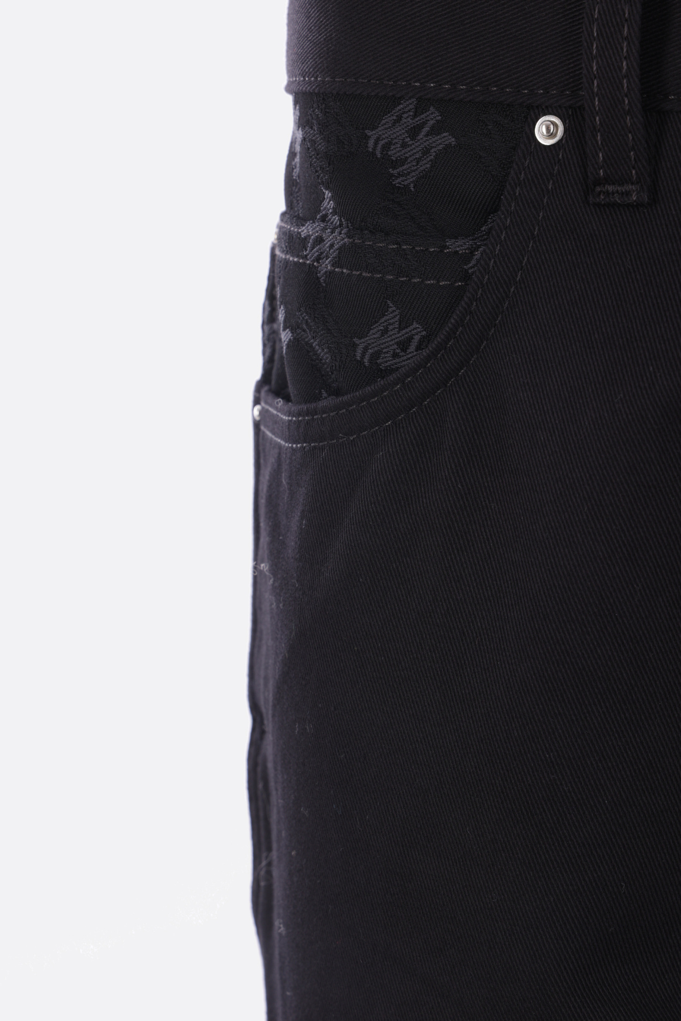 Amiri Five-pocket Jeans In Black