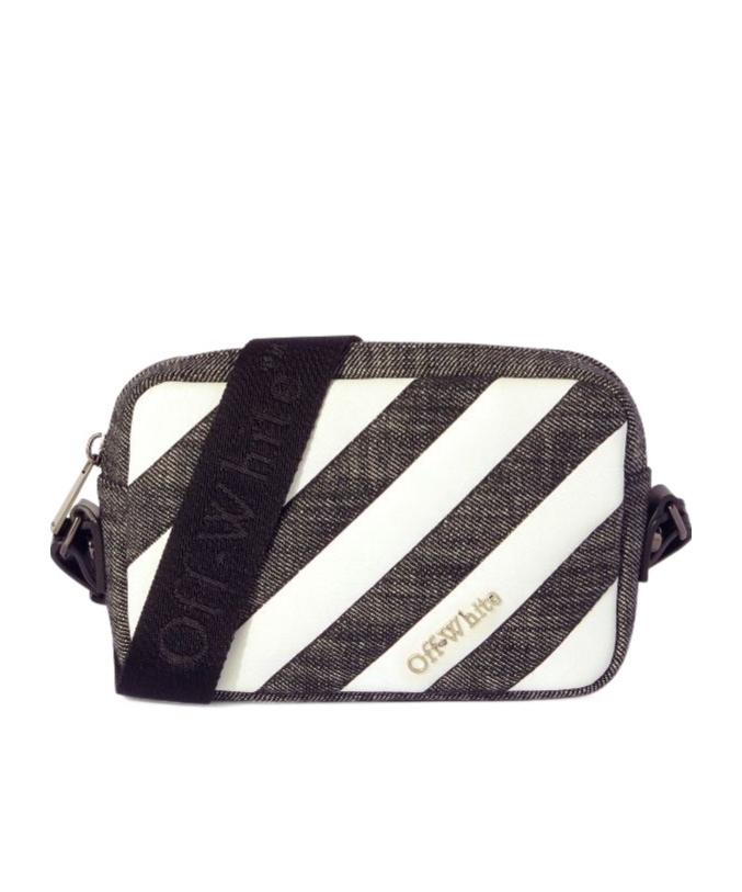 Off-white Quilting Shoulder Bag In Black