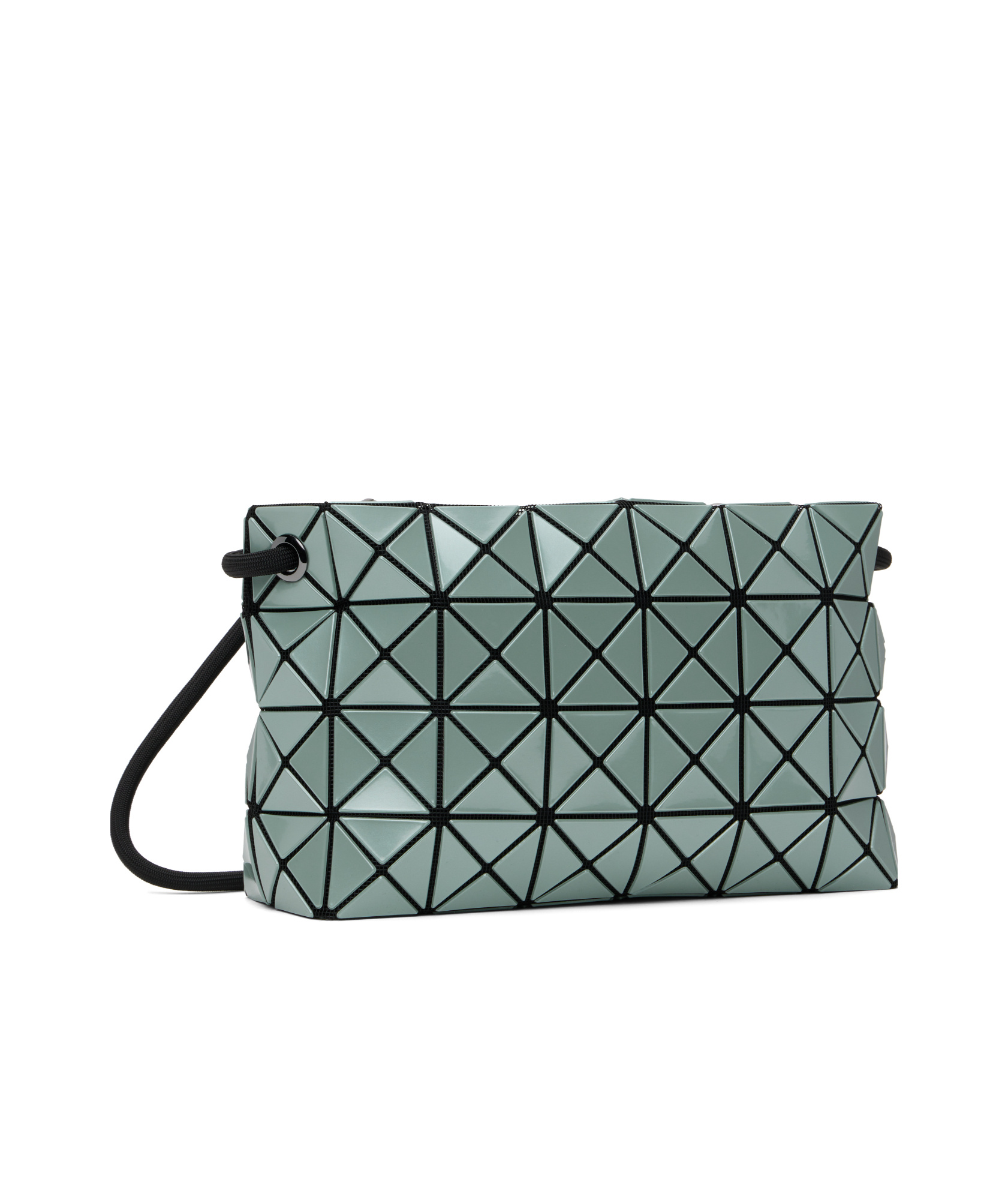 Bao Bao Issey Miyake Zipper Shoulder Bag In Green