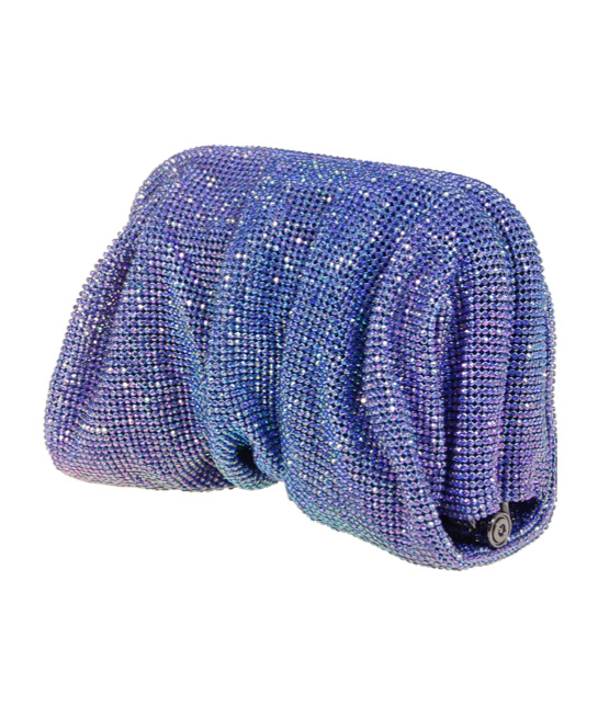 Benedetta Bruzziches Venus La Petite Clutch In Blue