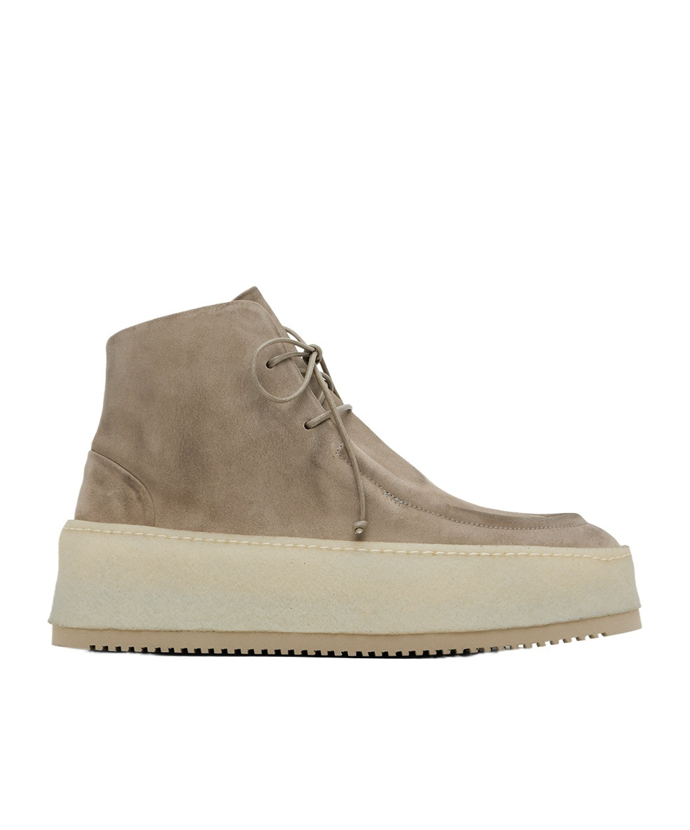 Marsèll Front Lacing Ankle Boots In Nude