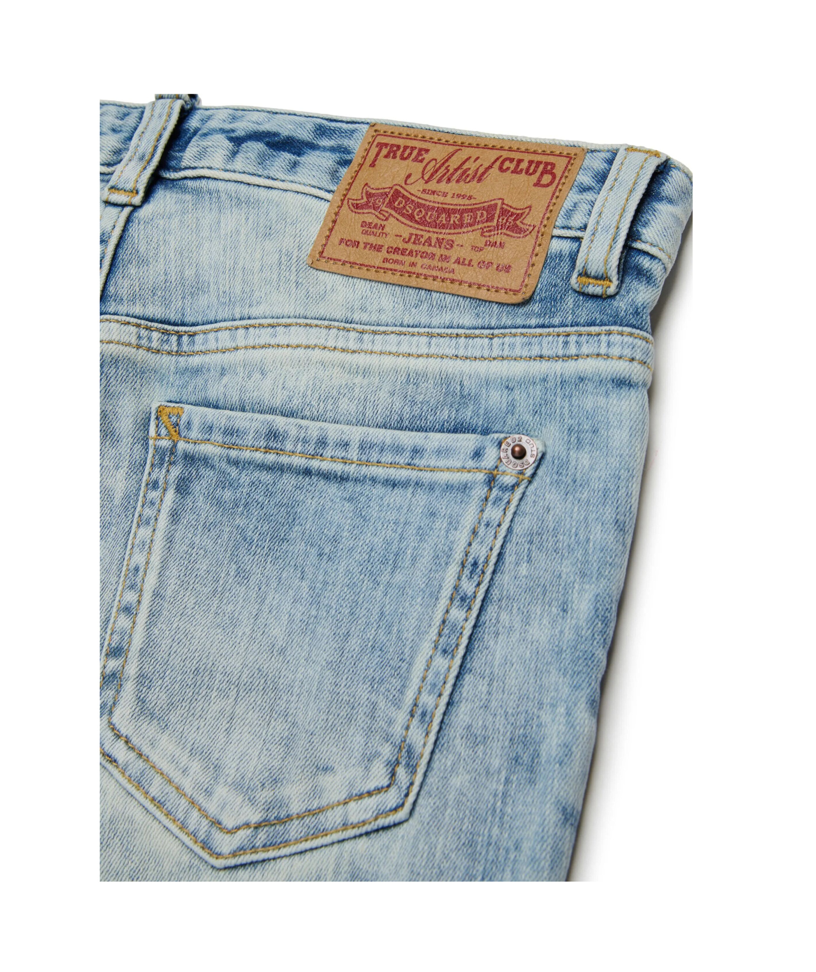 DSQUARED2 BELT-LOOP JEANS