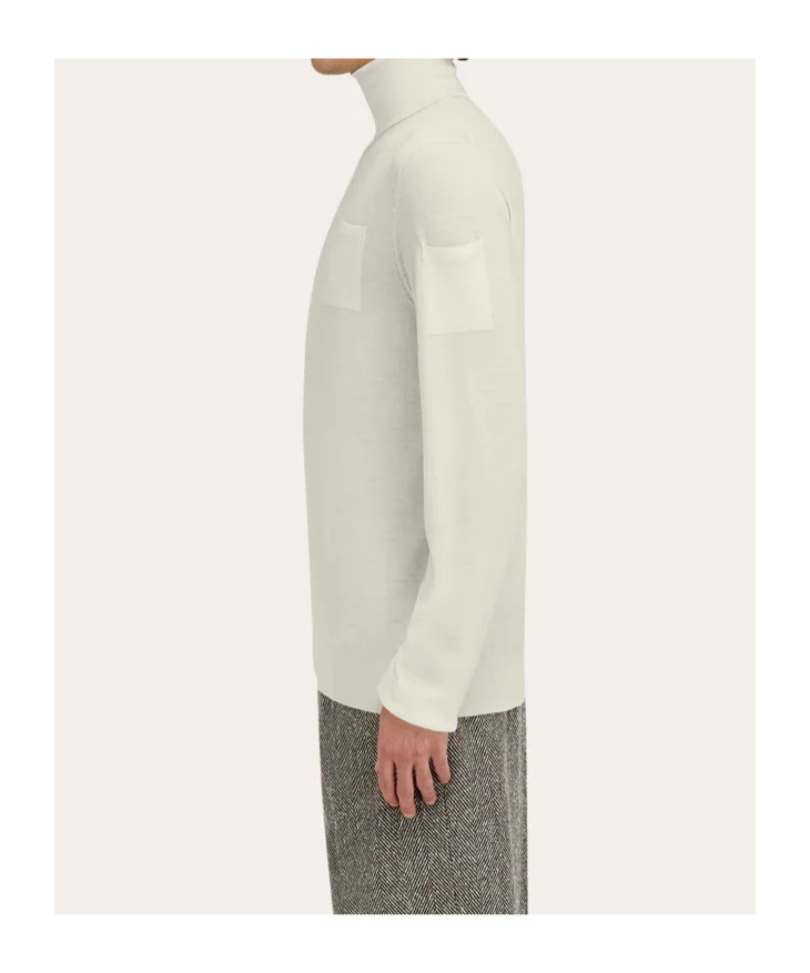 Ferragamo Turtleneck Sweater In Multi