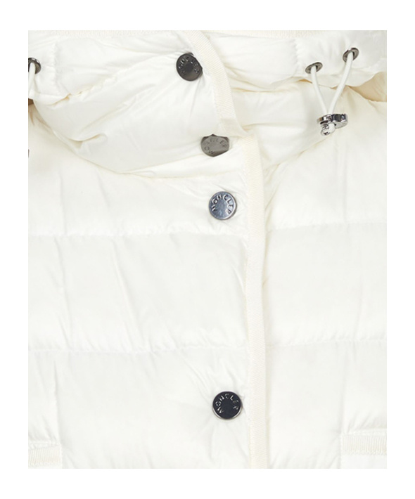 Moncler Long-sleeved Down Jacket In Black