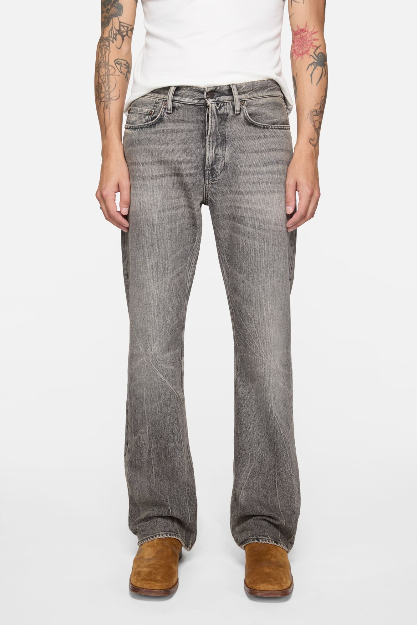 Acne Studios 2010 Belt-loop Jeans In Gray