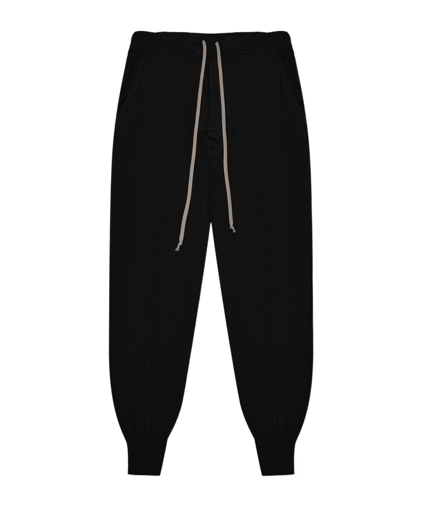 Rick Owens Drkshdw Prisoner Organic Cotton Drop-crotch Trousers In Black