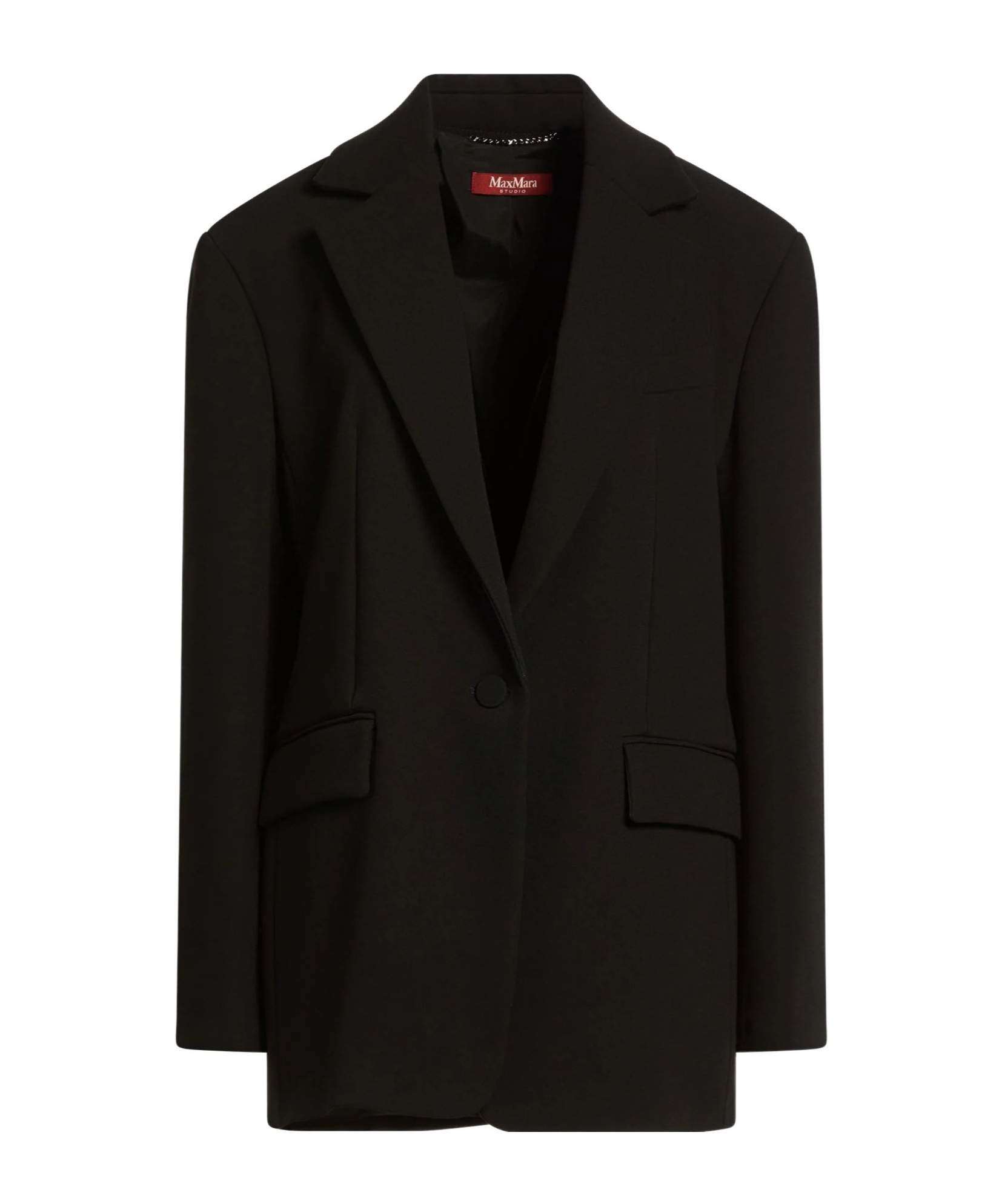 Max Mara Simple Single- Suit In Black